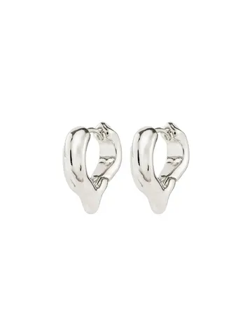 Pilgrim Jewellery IRIS Earrings Silver Plated 16 mm