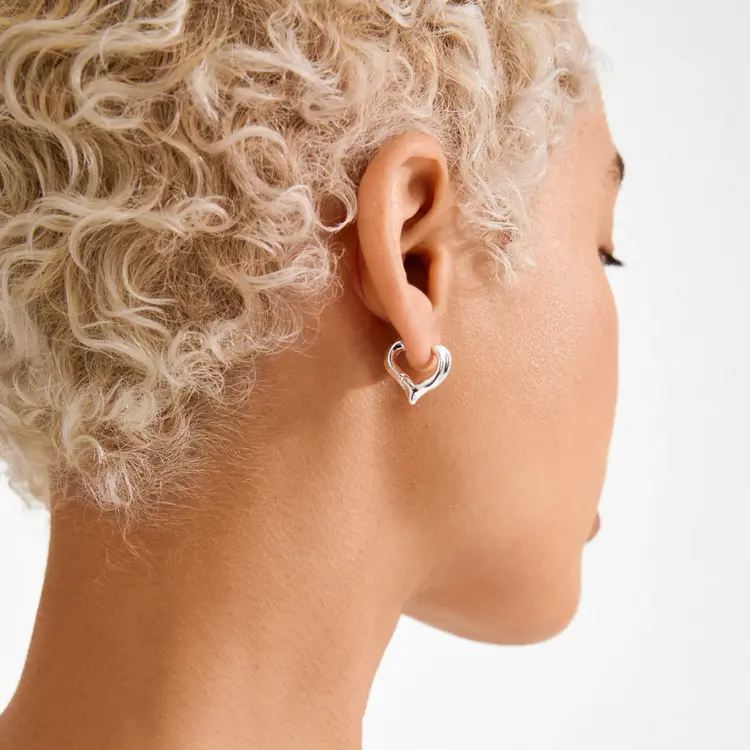 Pilgrim Jewellery IRIS Earrings Silver Plated 16 mm