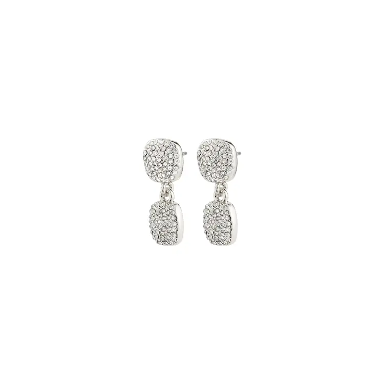 Pilgrim Jewellery EMBER Earrings Silver Plated