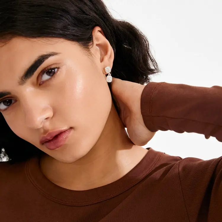 Pilgrim Jewellery EMBER Earrings Silver Plated