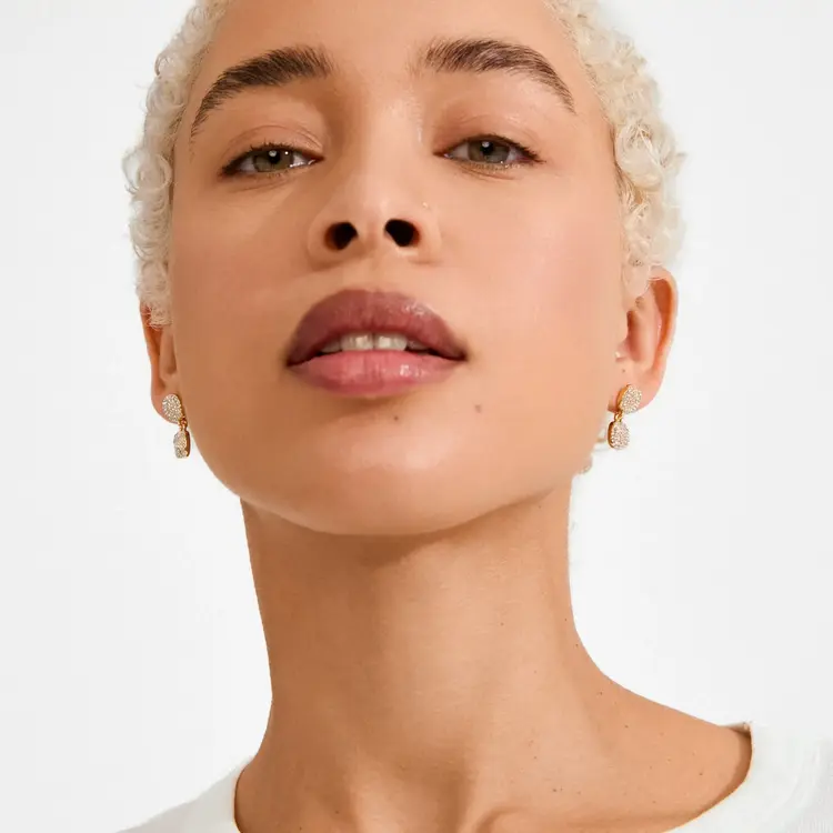 Pilgrim Jewellery EMBER Earrings Gold Plated