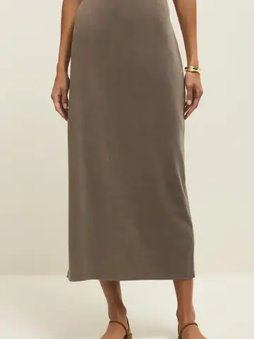 ZSupply Gail Midi Skirt Perfectly Taupe