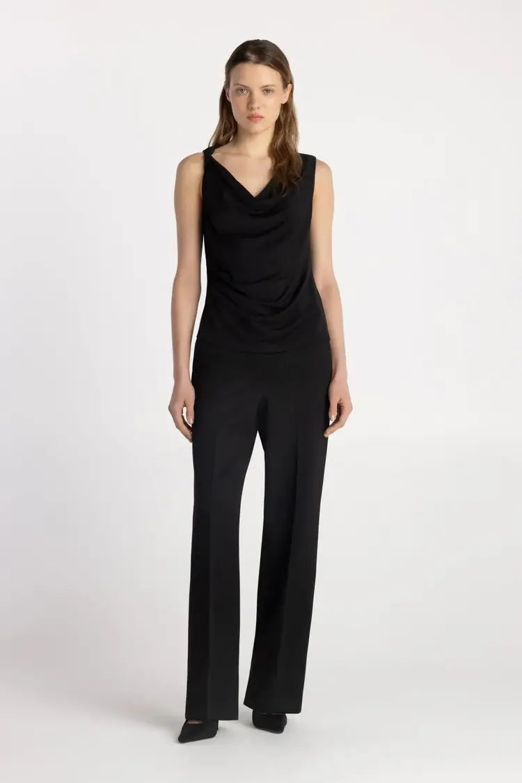 Pure & Simple The Salo Drape Top Shadow