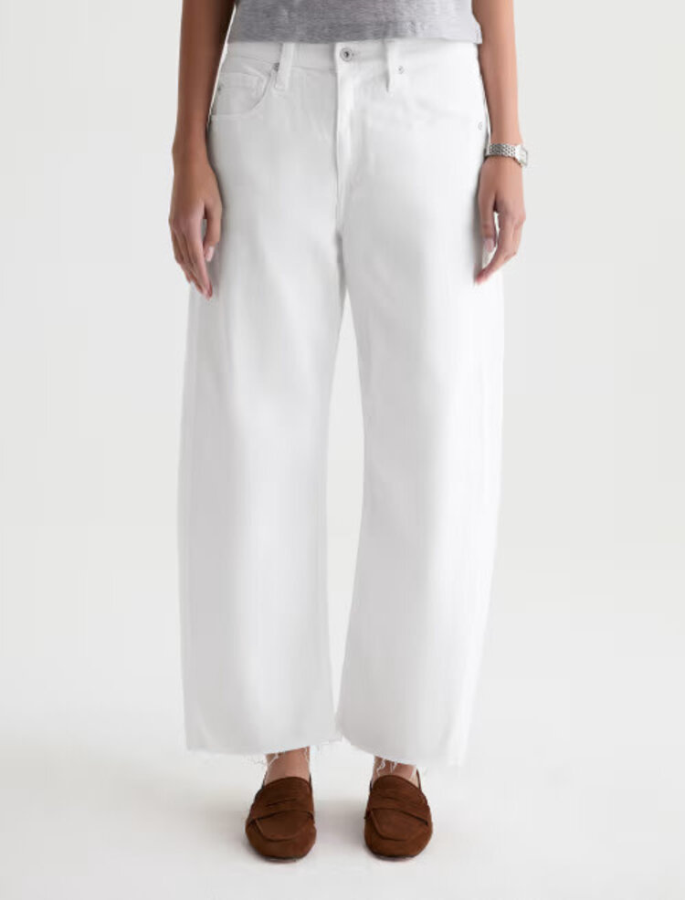 AG Denim Hattie Crop Jean Gallery White