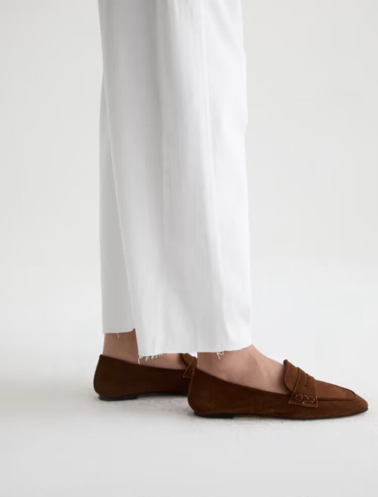 AG Denim Hattie Crop Jean Gallery White