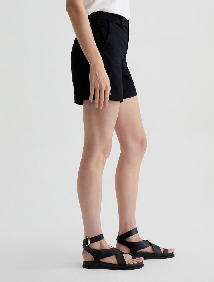 AG Denim Jude Short Sulfur Black