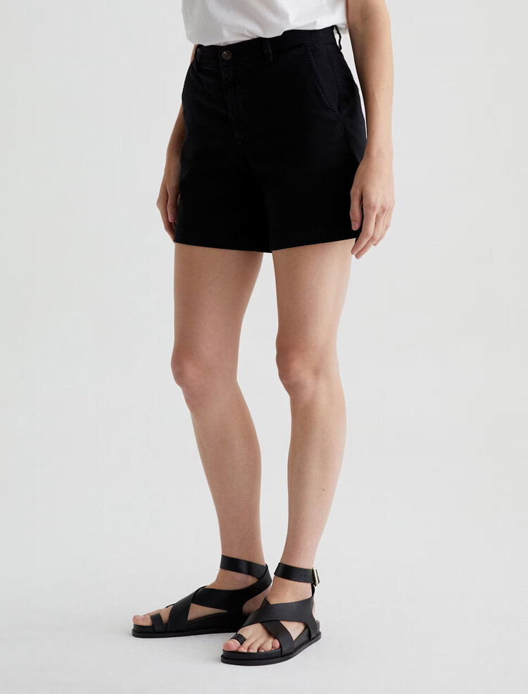 AG Denim Jude Short Sulfur Black