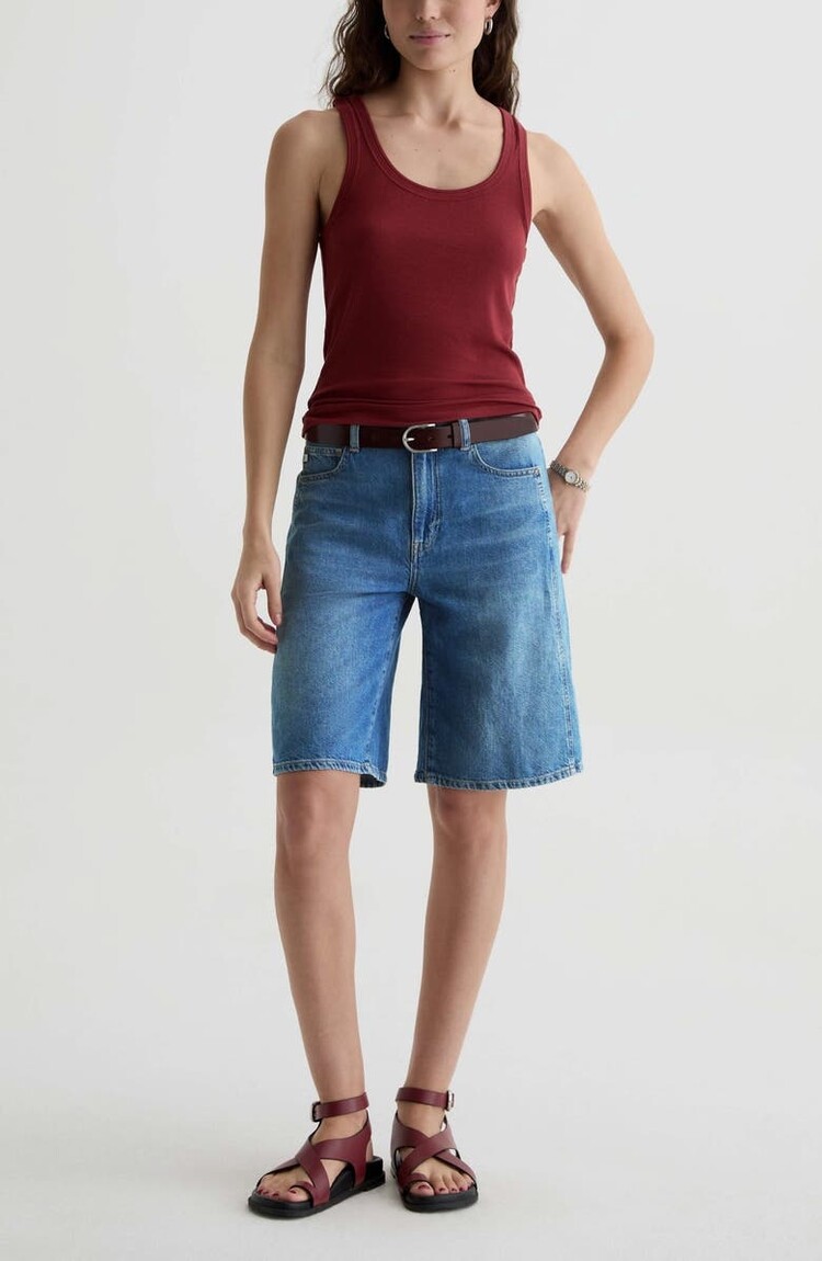 AG Denim Thalia Short Galaxy