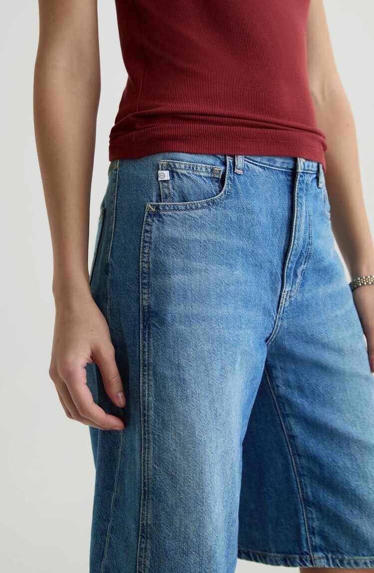 AG Denim Thalia Short Galaxy
