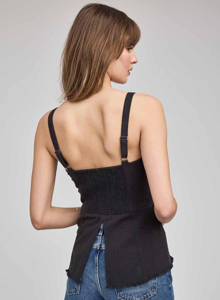 Gentle Fawn Inez Tank Top Washed Black