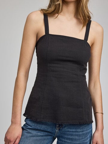 Gentle Fawn Inez Tank Top Washed Black