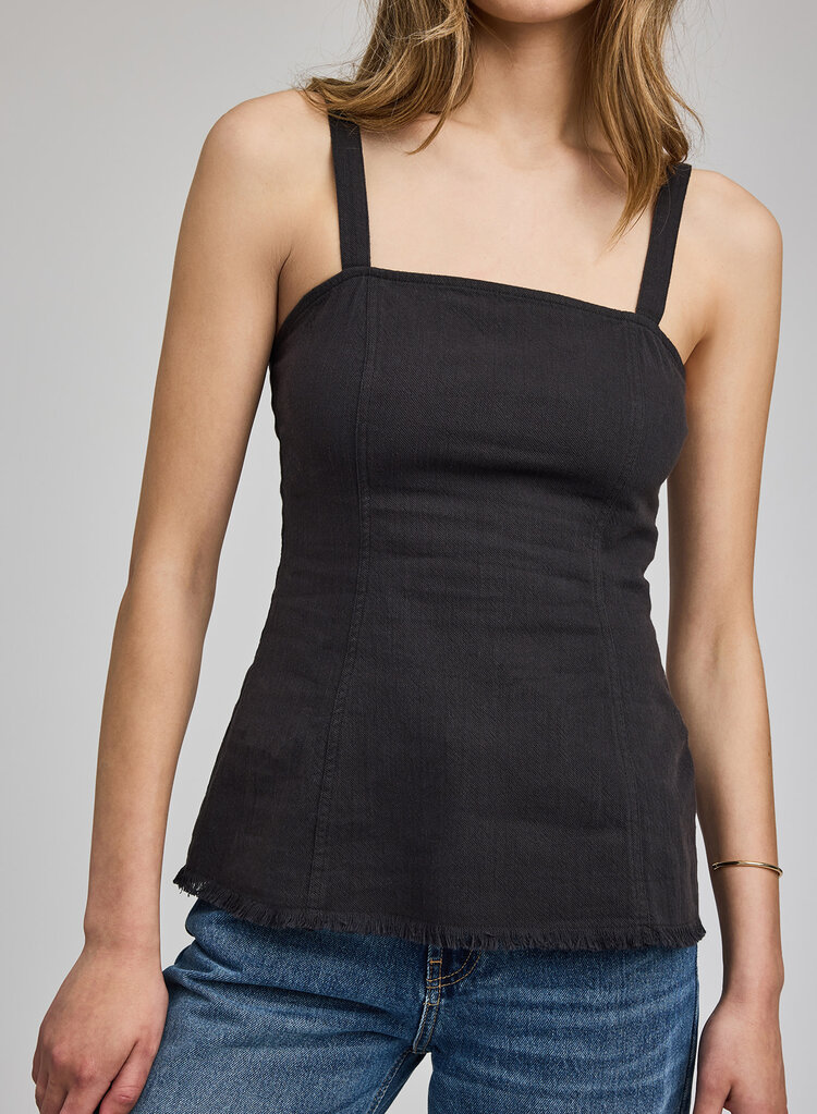 Gentle Fawn Inez Tank Top Washed Black