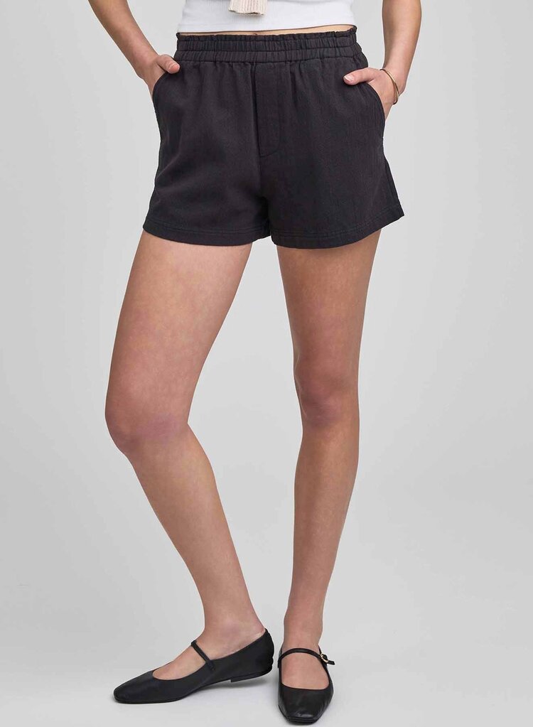 Gentle Fawn Cleo Shorts Washed Black
