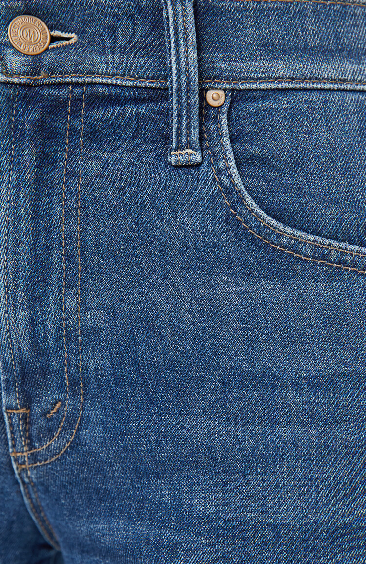 MOTHER The Mid Rise Rambler Zip Ankle Catch My Drift