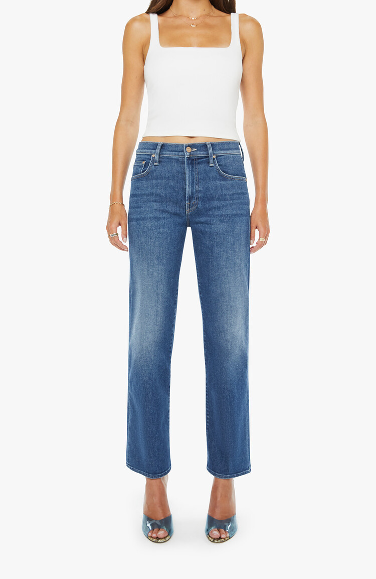 MOTHER The Mid Rise Rambler Zip Ankle Catch My Drift