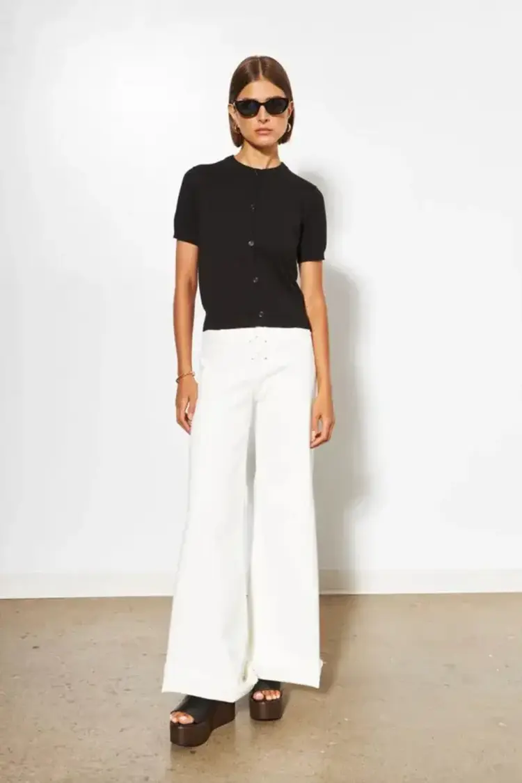 Line the Label Marlo Cardigan Caviar