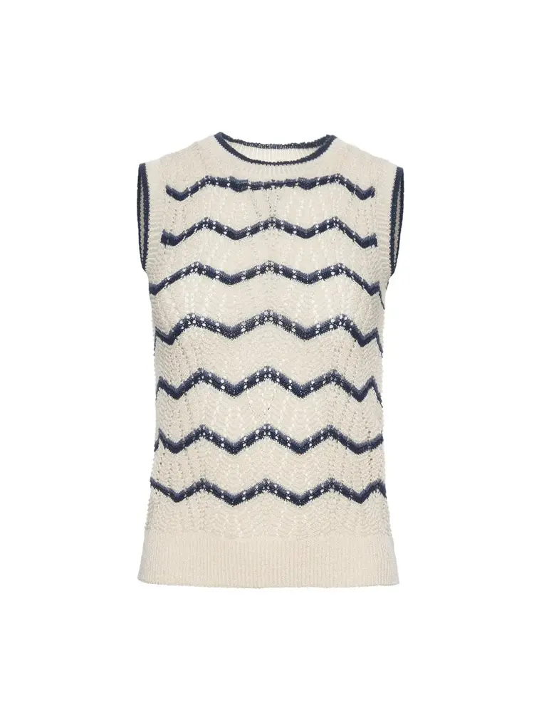 Line the Label PARKER Knit Top Tank Beach Cove