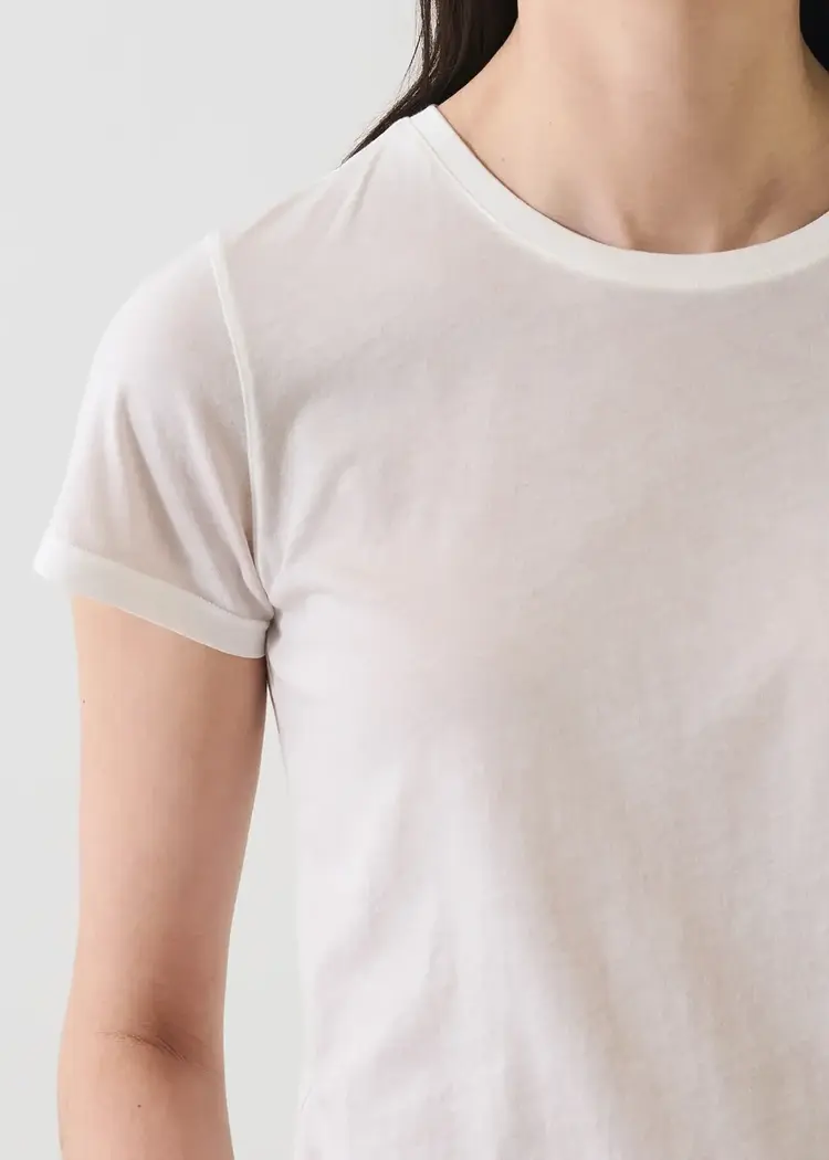 Patrick Assaraf Pima Reverse Spray Classic Crew Neck Shirt Calico