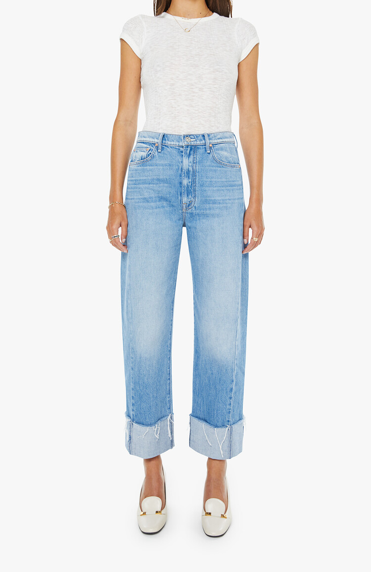 MOTHER The Half-Pipe Ankle Cuff Fray Last Bite