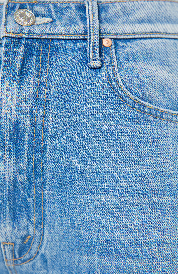 MOTHER The Half-Pipe Ankle Cuff Fray Last Bite