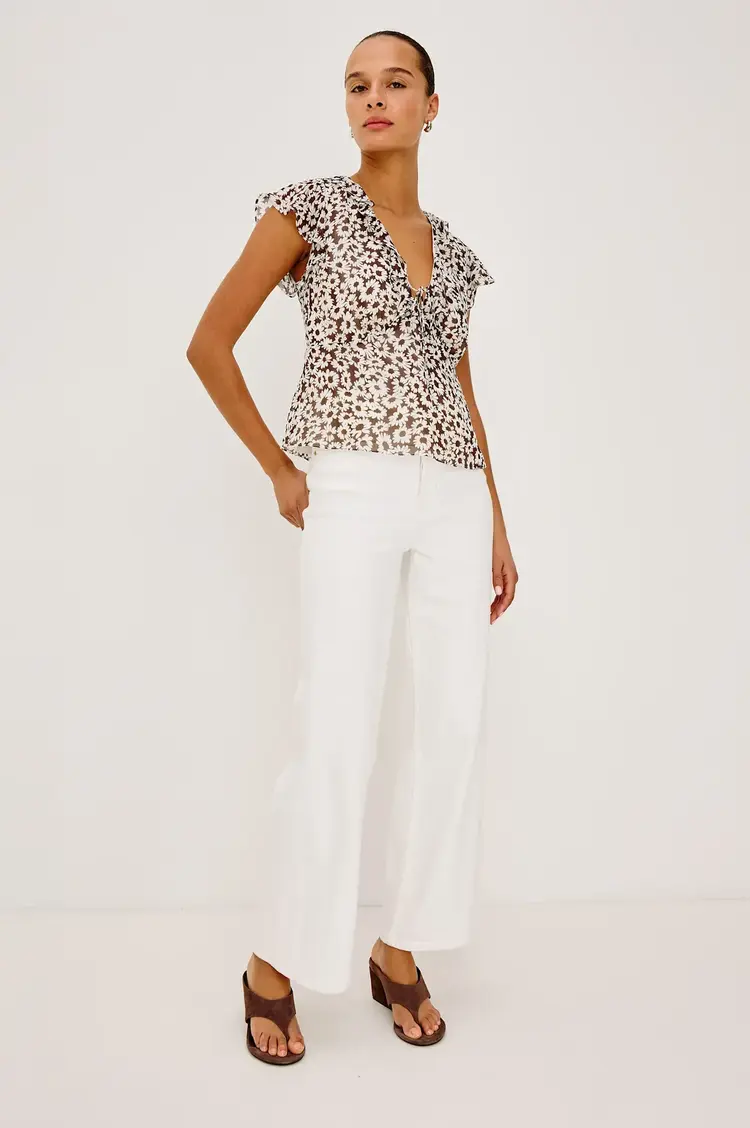 Rails Carmine Top Espresso Daisy