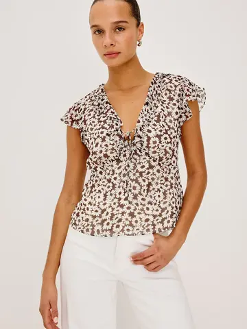 Rails Carmine Top Espresso Daisy