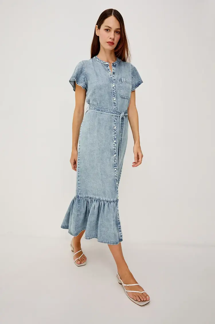 Rails Kahlo Dress Faded Indigo