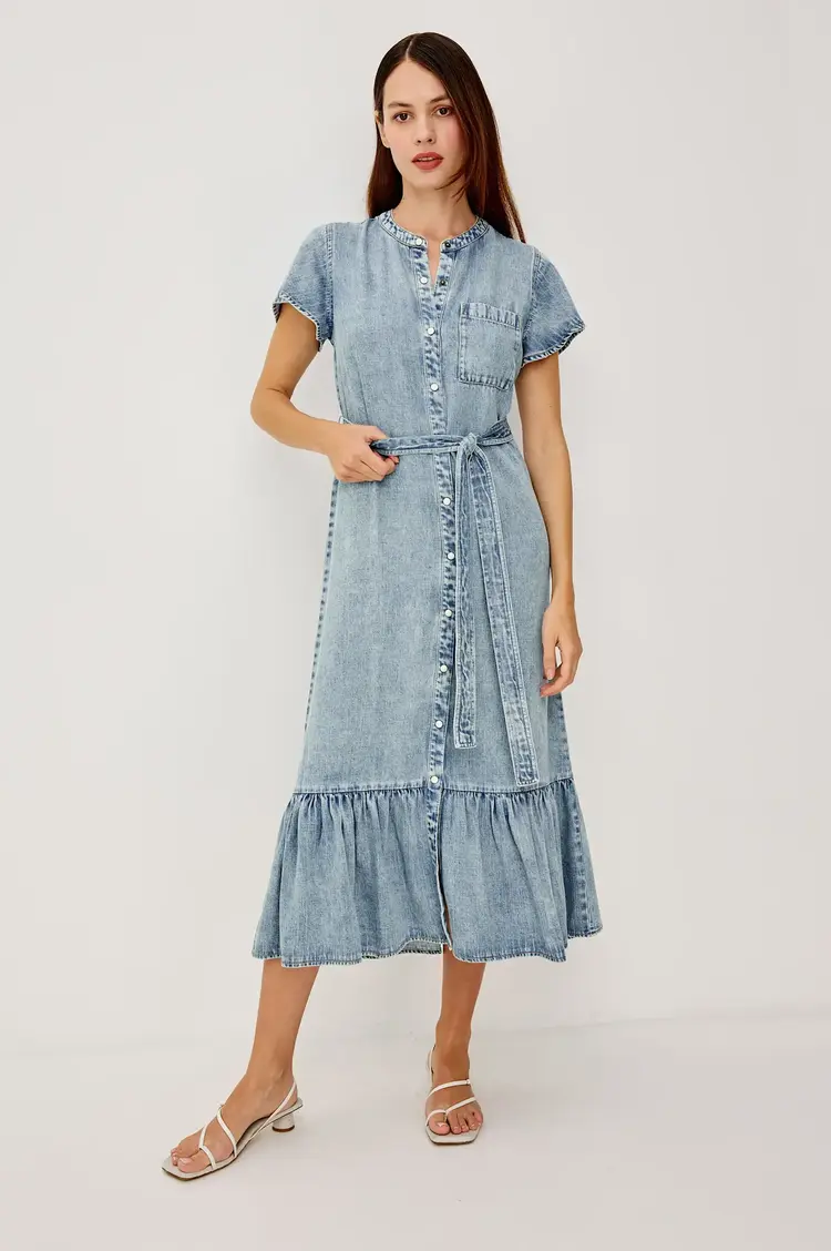 Rails Kahlo Dress Faded Indigo