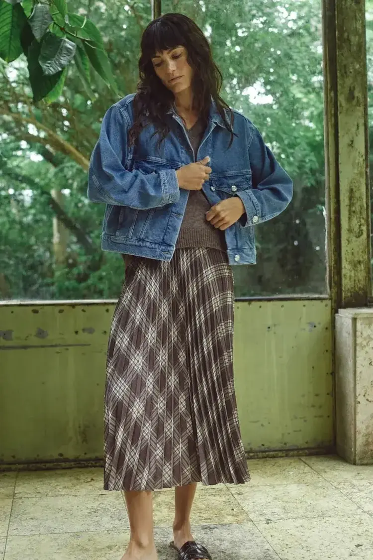 Mos Mosh Charli Chaz Skirt Coffee Quartz