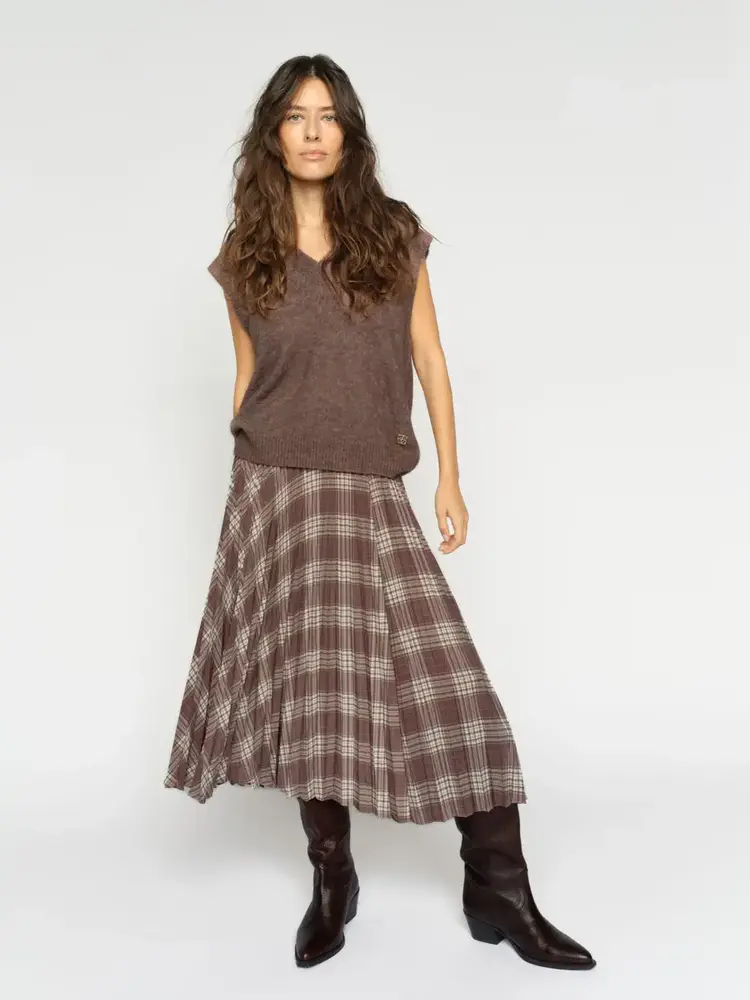 Mos Mosh Charli Chaz Skirt Coffee Quartz