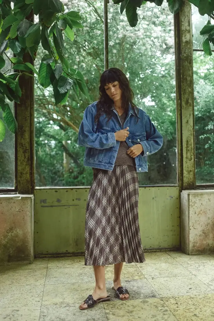 Mos Mosh Charli Chaz Skirt Coffee Quartz