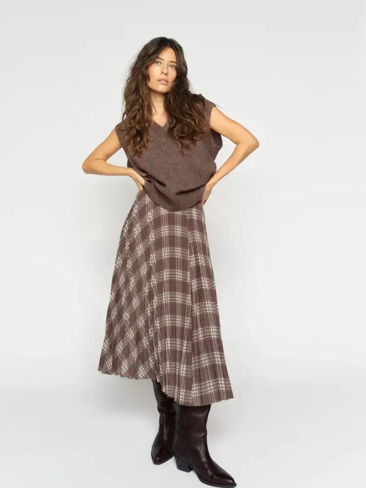 Mos Mosh Charli Chaz Skirt Coffee Quartz