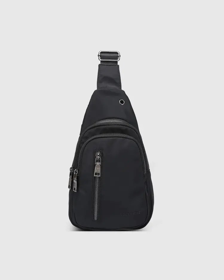 Louenhide Boyd Nylon Sling Bag Black
