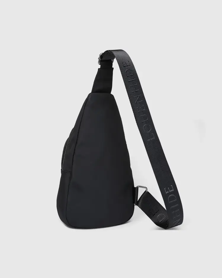 Louenhide Boyd Nylon Sling Bag Black