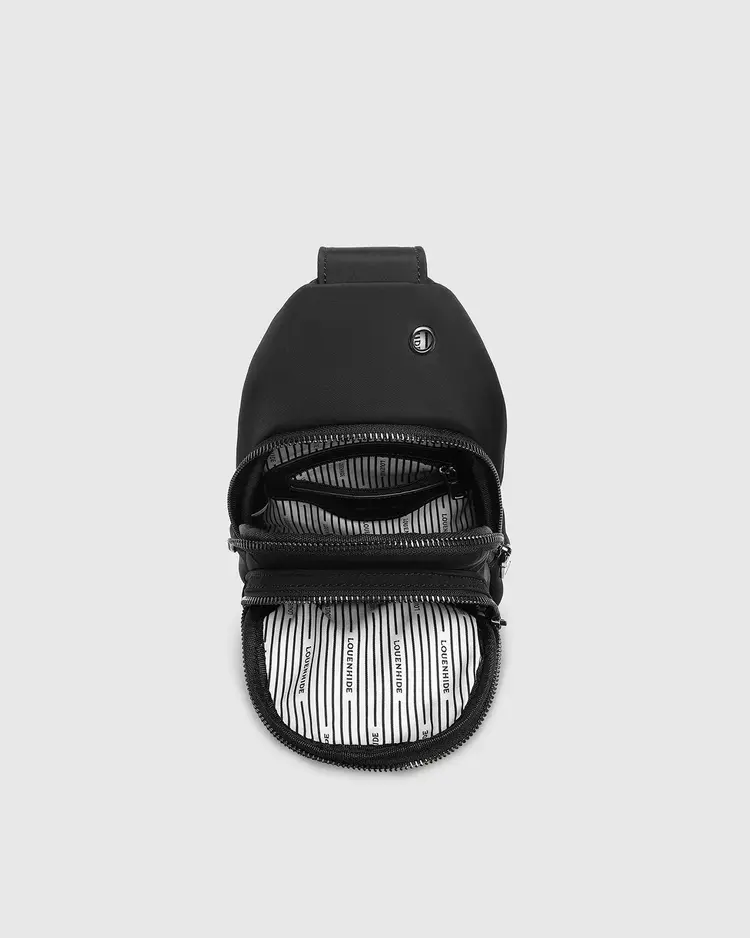 Louenhide Boyd Nylon Sling Bag Black