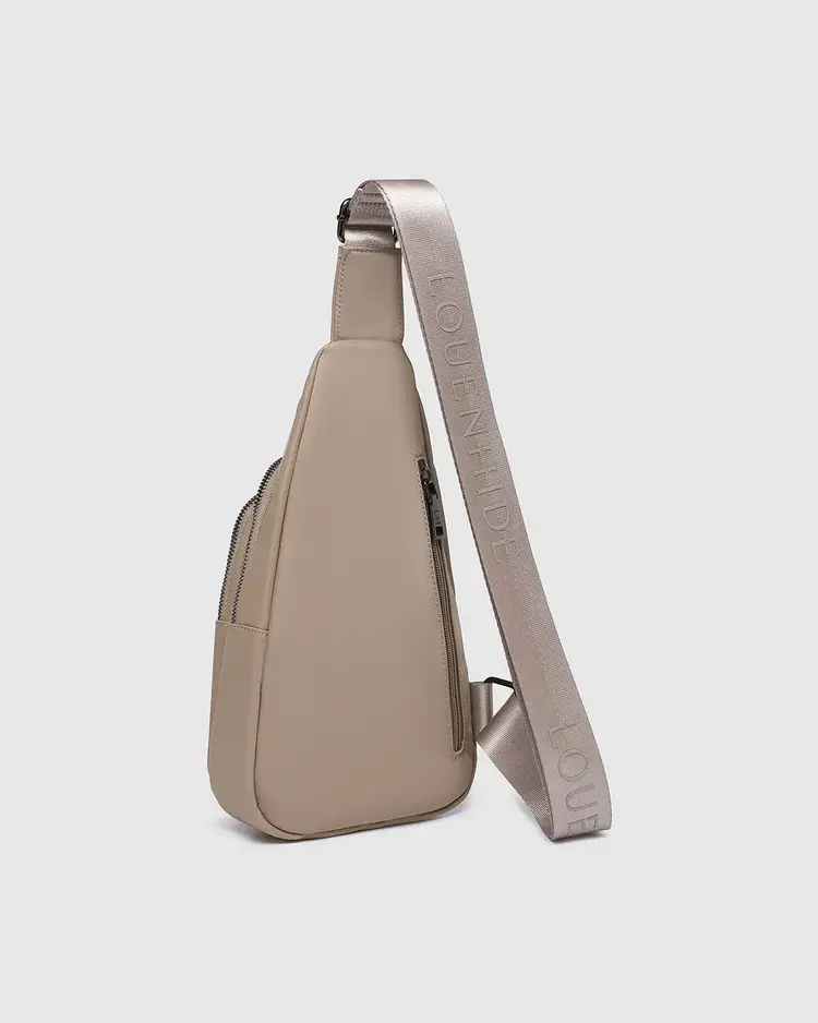 Louenhide Boyd Nylon Sling Bag Mocha