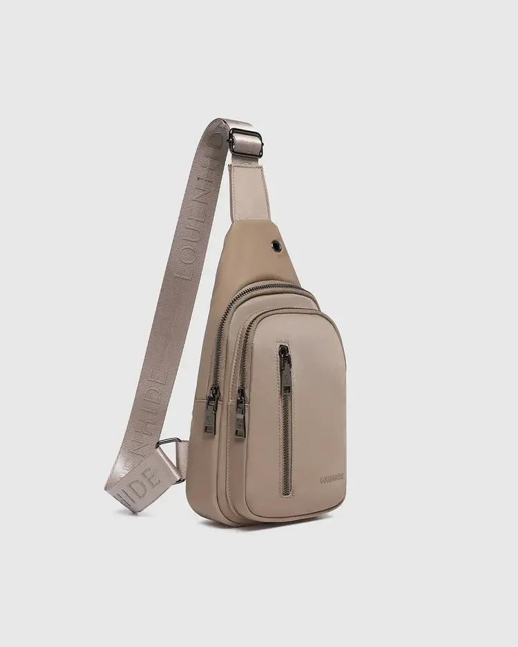Louenhide Boyd Nylon Sling Bag Mocha
