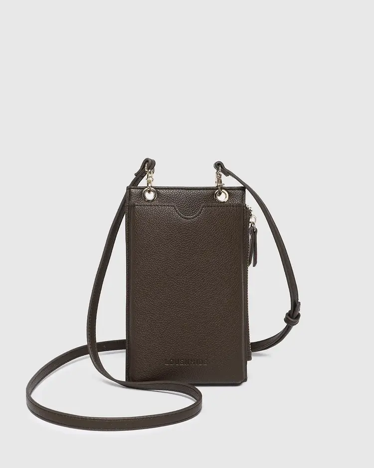 Louenhide Suki RFID Phone Bag Chocolate