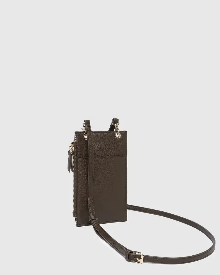 Louenhide Suki RFID Phone Bag Chocolate