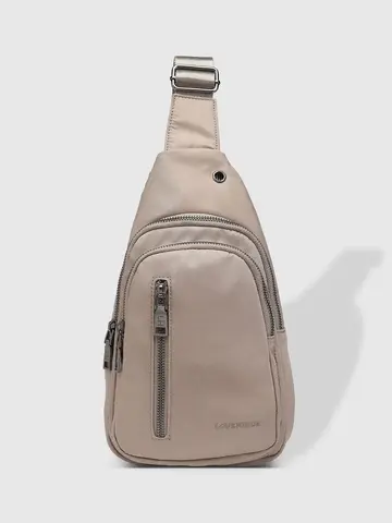 Louenhide Boyd Nylon Sling Bag Beige