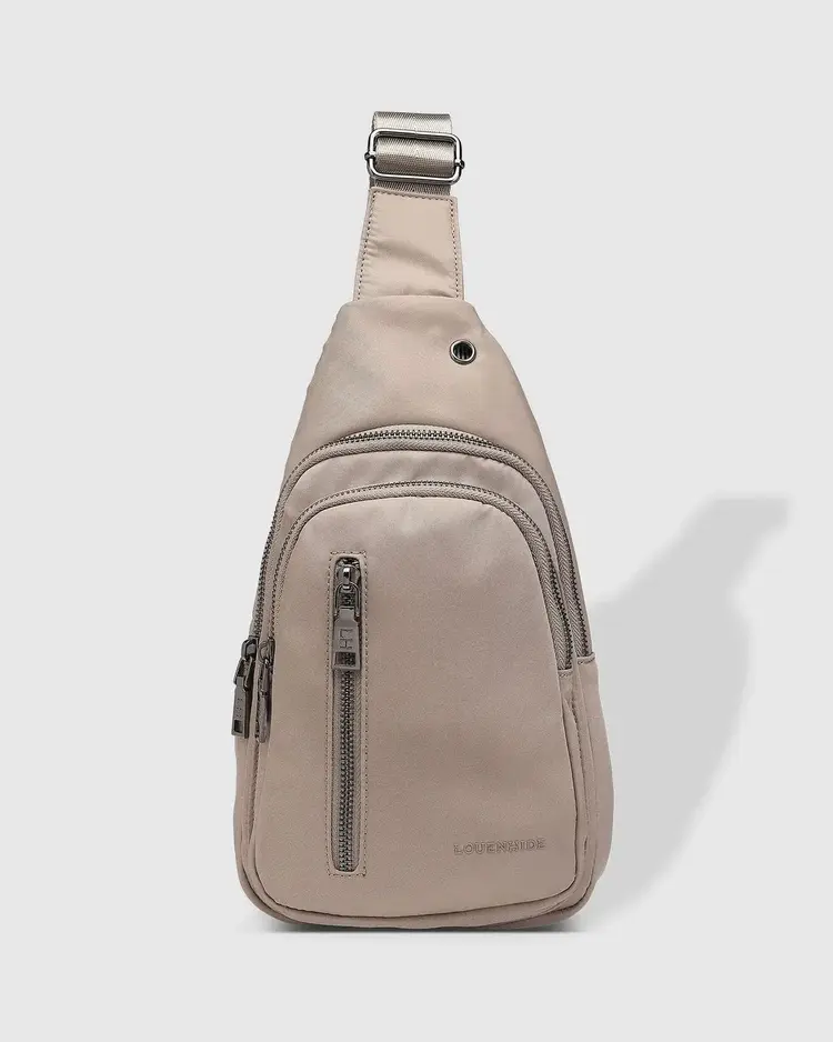 Louenhide Boyd Nylon Sling Bag Beige