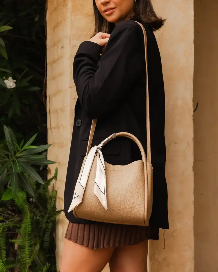 Louenhide Steffie Mini Tote Bag Biscuit