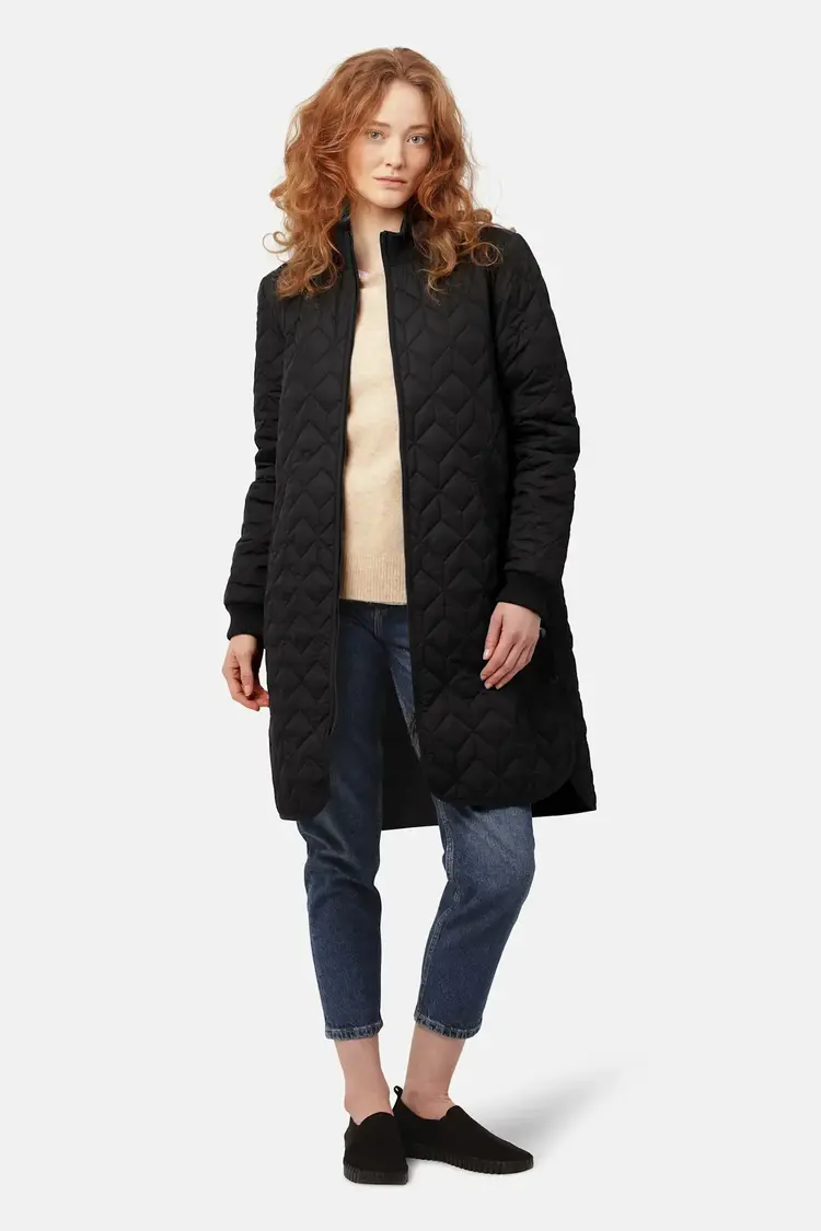Ilse Jacobsen Long Padded Jacket ART06 Black