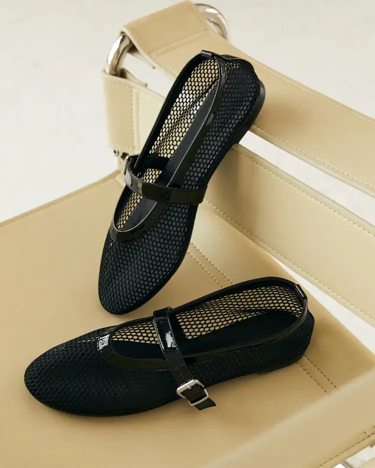 Billini Jaylah Ballet Flat Black