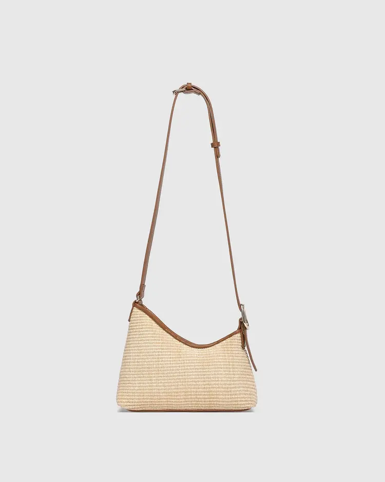 Louenhide Amelia Shoulder Bag Raffia Tan
