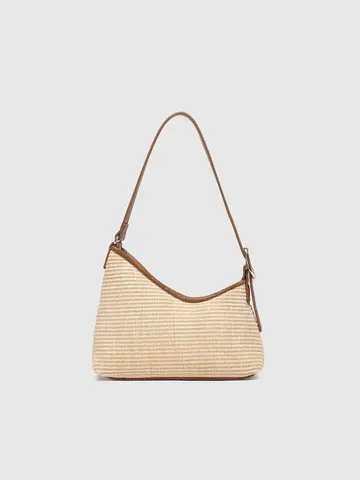 Louenhide Amelia Shoulder Bag Raffia Tan
