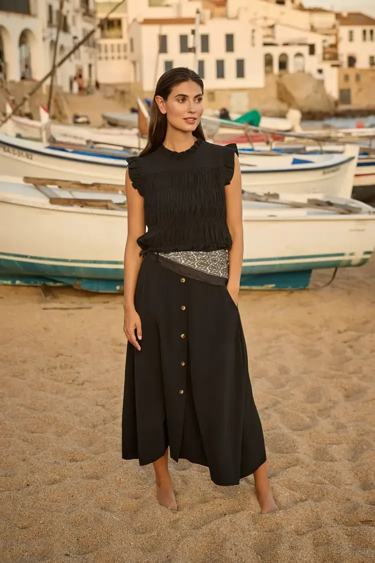 Soyaconcept Cath 9 Ladies Woven Skirt Black