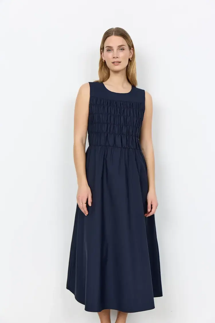 Soyaconcept Netti 107 Ladies Woven Dress Navy