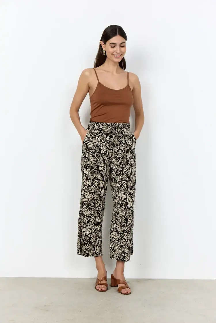 Soyaconcept Faye 4C Ladies Woven Pant Black Combi