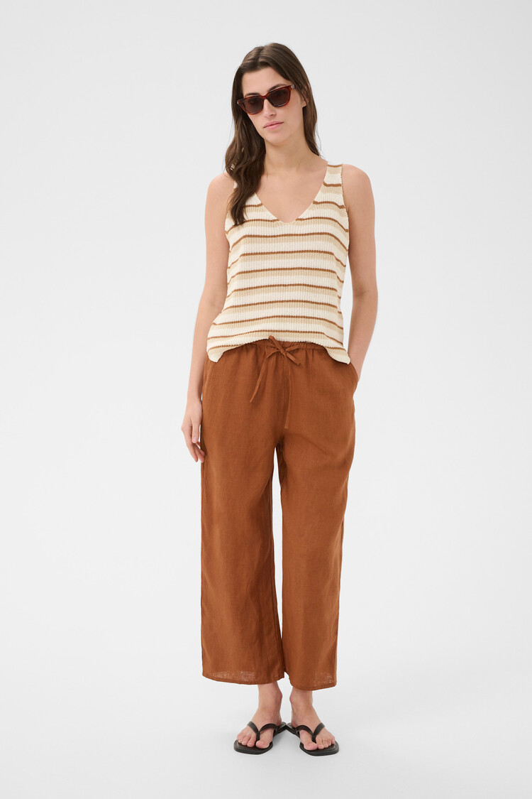 Part Two Rebecca Tank French Oak Stripe